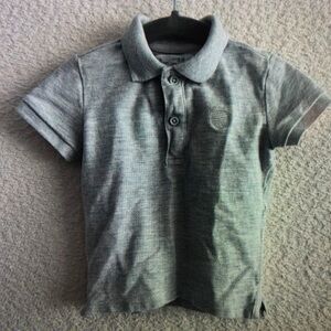 Gray Kids Polo Shirt